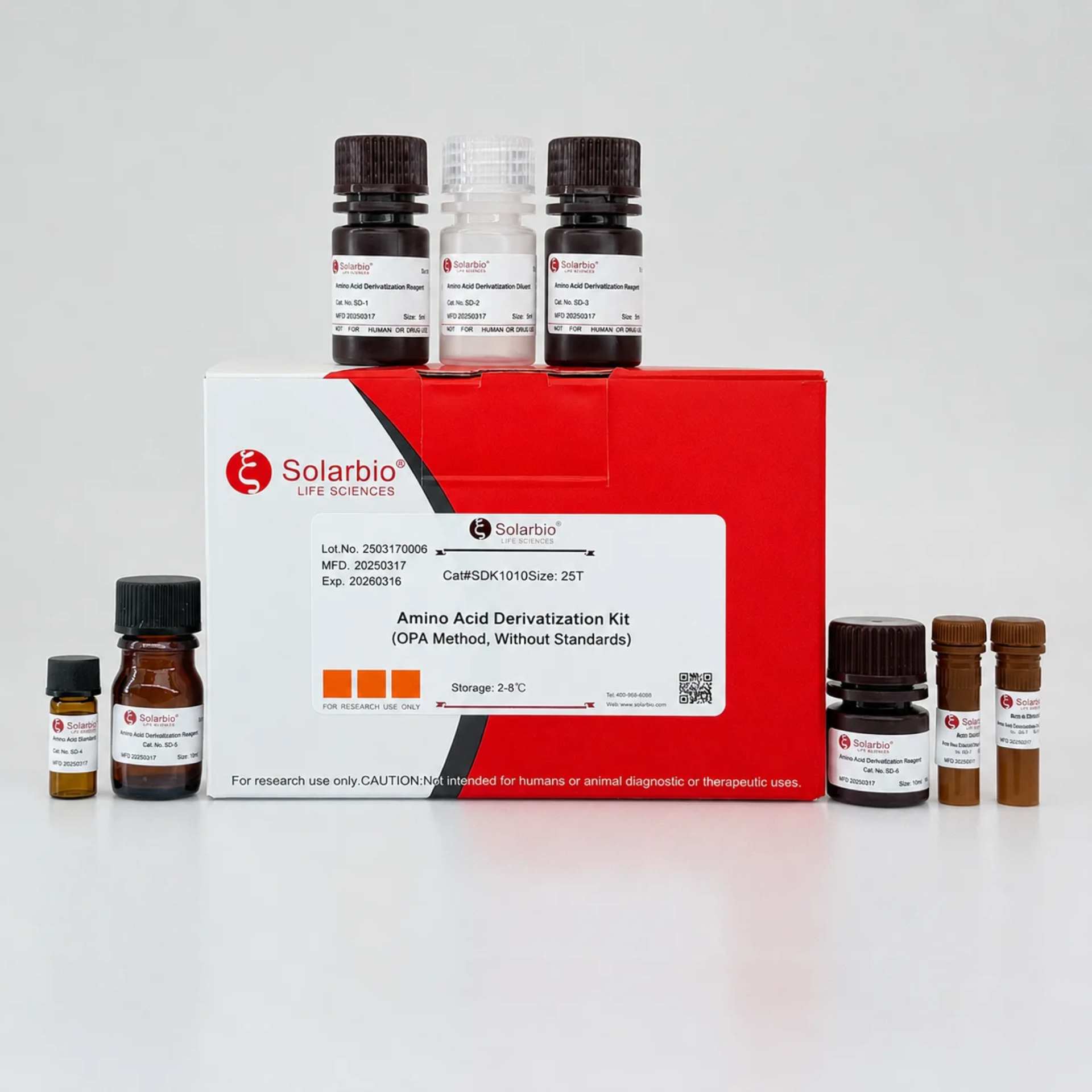 Amino Acid Derivatization Kit for improving detection consistency in OPA-based amino acid analysis