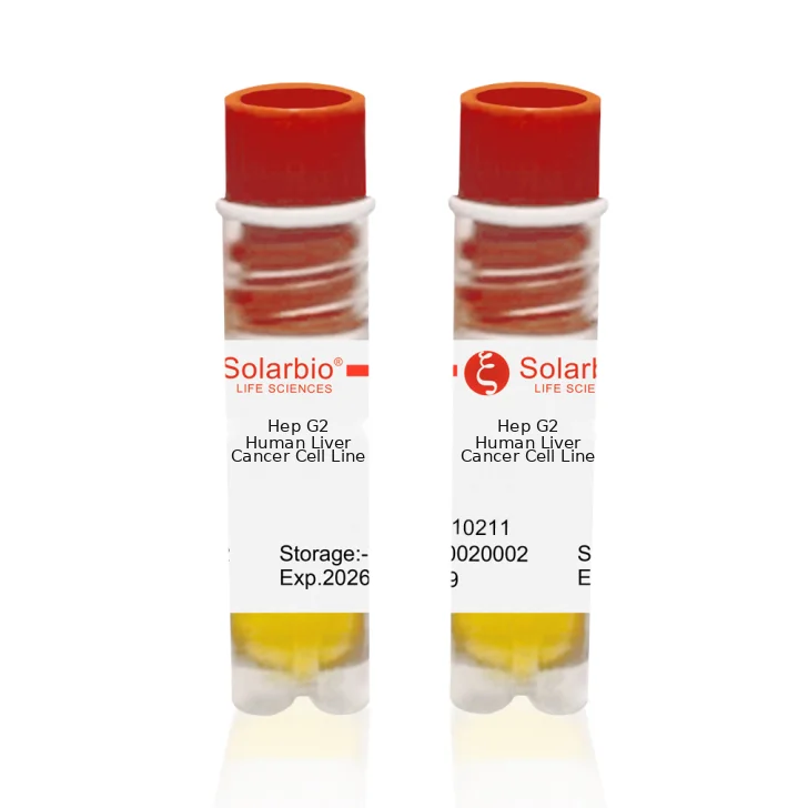 Solarbio Hep G2 human liver cancer cell line is supplied for liver cancer, metabolism, and toxicity research