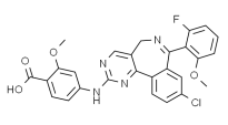 Chemical structure of Alisertib